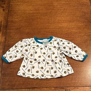 Jacksonville Jaguars Infant White & Teal Long-Sleeve Tee